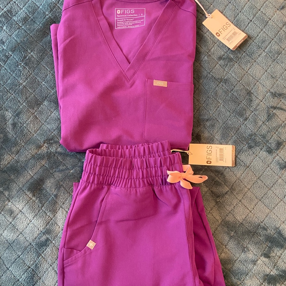 Figs scrub set, Magic Purple, Size(s) small